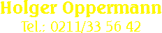 Mail to Holger Oppermann